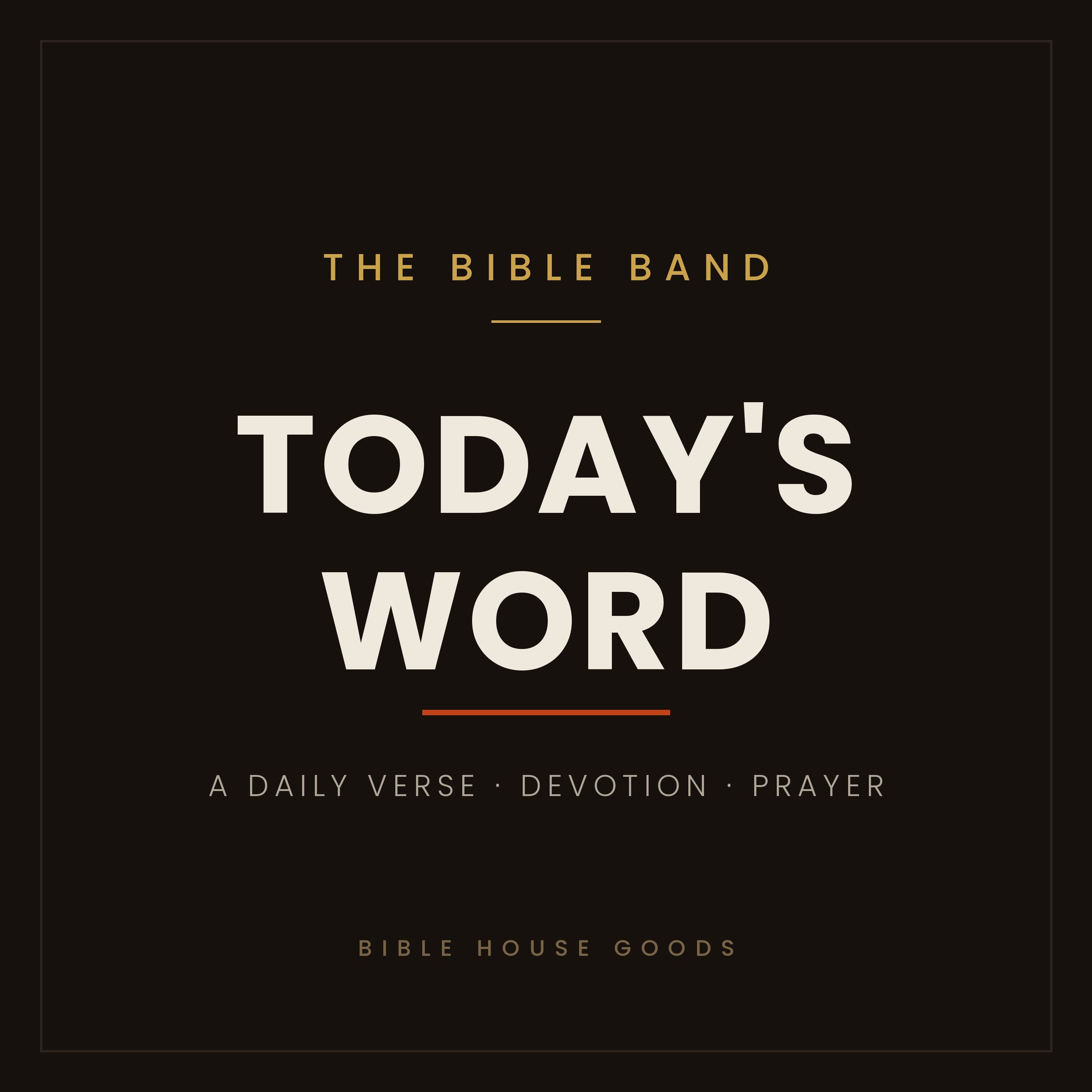 The Bible Band Today’s Word podcast cover